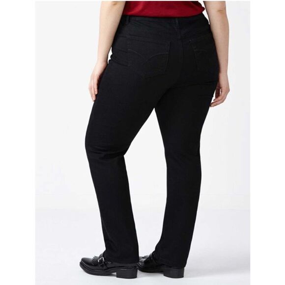 Pennington’s DC Black Straight Leg Jeans Sz 28P - Picture 2 of 10